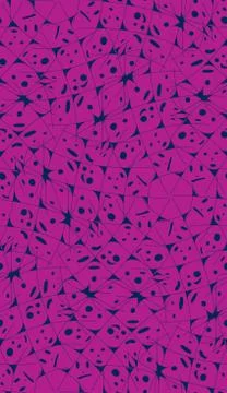 Seamless Twirling Lines and Blobs Stock Illustration