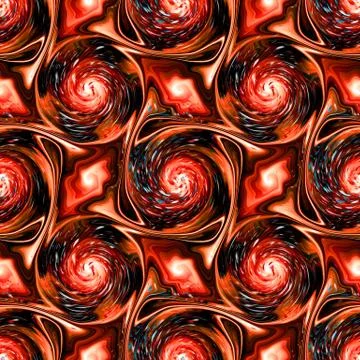 Seamless twirls abstract Stock Illustration