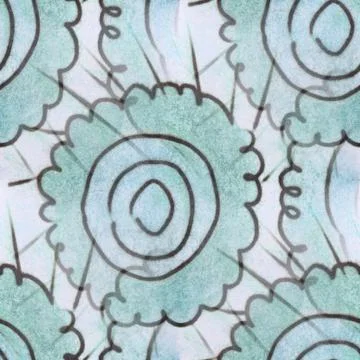 Seamless two gray circle texture background wallpaper pattern an Stock Photos