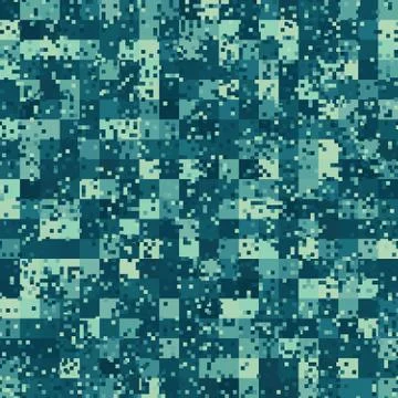 Seamless urban camouflage pattern. The pixel pattern in the foreground Stockillustratie