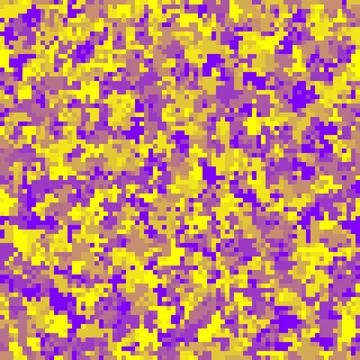 Seamless urban camouflage pattern. The pixel pattern in the foreground Stock Illustration