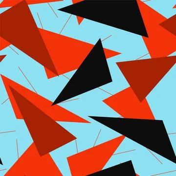 Seamless urban pattern with chaotic triangle shapes 스톡 일러스트