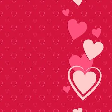 Seamless Valentine's day pattern Stock Illustration