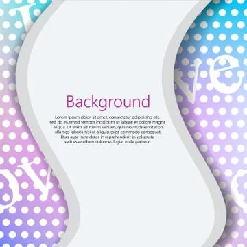 Seamless vector abstract background. Vector booklet list Illustrazione stock