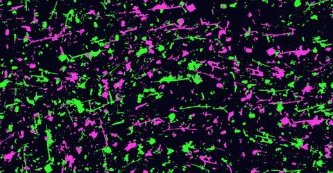 Seamless vector abstract drawing featuring neon and acid yellow green and pink Stock Illustration