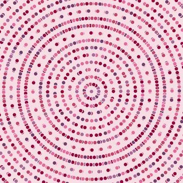 Seamless Vector Abstract Geometric Pattern With Dots Illustrazione stock