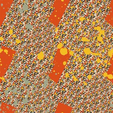 Seamless vector abstract geometry pattern with curved triangle elements イラスト素材