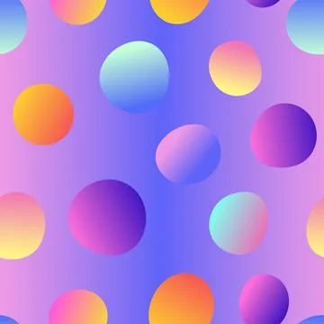 Seamless vector abstract gradient pattern Stock Illustration