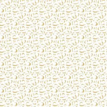 Seamless vector abstract lacy grid pattern with swirls Stock Illustration