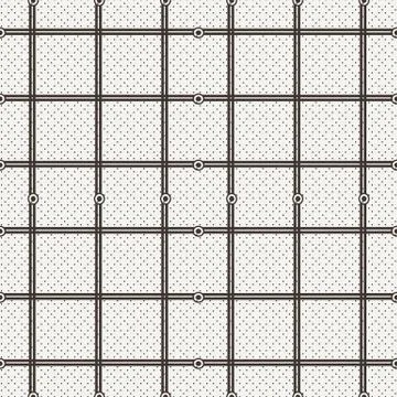 Seamless vector abstract pattern of curled lines Stock Illustration