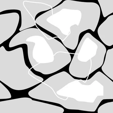 Seamless vector abstract pattern in grey colors Stock Illustration