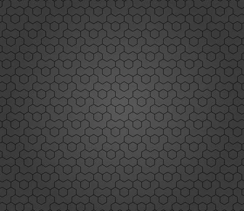 Seamless Vector Abstract Pattern With Hexagonal Shapes Stock Illustration