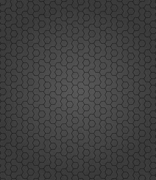 Seamless Vector Abstract Pattern With Hexagonal Shapes Stock Illustration