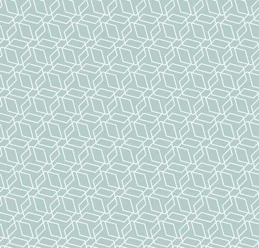 Seamless Vector Abstract Pattern With Hexagonal Shapes Stock Illustration
