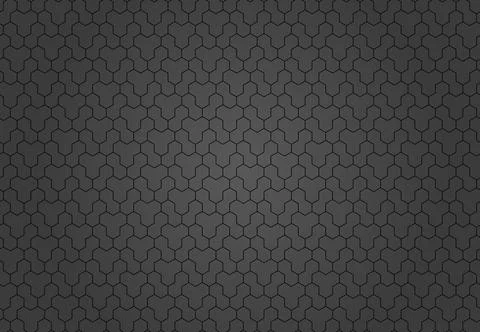 Seamless Vector Abstract Pattern With Hexagonal Shapes Illustration