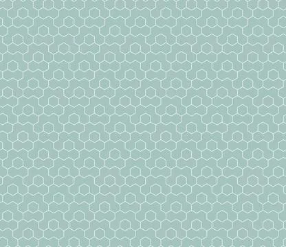 Seamless Vector Abstract Pattern With Hexagonal Shapes 스톡 일러스트