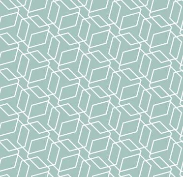 Seamless Vector Abstract Pattern With Hexagonal Shapes Ilustração Stock
