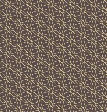Seamless Vector Abstract Pattern With Hexagonal Shapes 스톡 일러스트