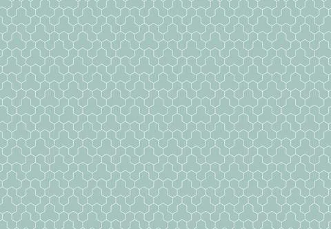 Seamless Vector Abstract Pattern With Hexagonal Shapes Ilustração Stock