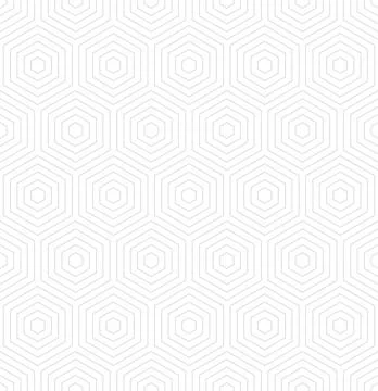 Seamless Vector Abstract Pattern With Hexagonal Shapes 스톡 일러스트