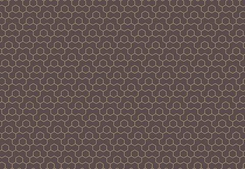 Seamless Vector Abstract Pattern With Hexagonal Shapes 스톡 일러스트