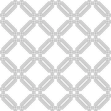 Seamless Vector Abstract Pattern With Octagonal Shapes Stock Illustration