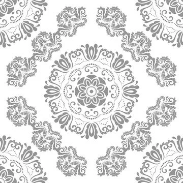 Seamless Vector Abstract Pattern With Octagonal Shapes Stock Illustration