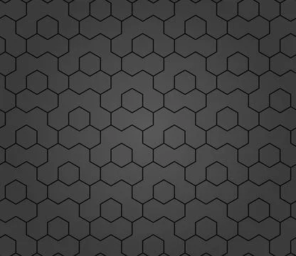 Seamless Vector Abstract Pattern With Octagonal Shapes Stock Illustration