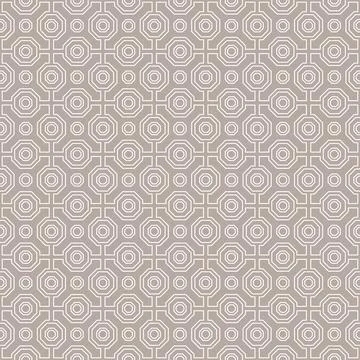 Seamless Vector Abstract Pattern With Octagonal Shapes Illustrazione stock