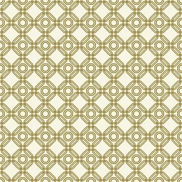 Seamless Vector Abstract Pattern With Octagonal Shapes Stock Illustration