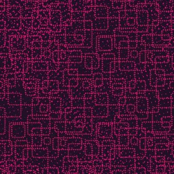 Seamless vector abstract pattern with pink dots forming rectangular shapes 스톡 일러스트