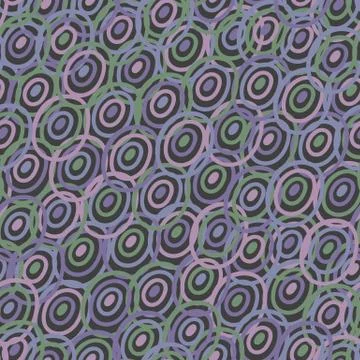 Seamless vector abstract pattern with purple circles Stock Illustration