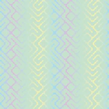Seamless vector abstract pattern with shiny pastel lines Stock Illustration
