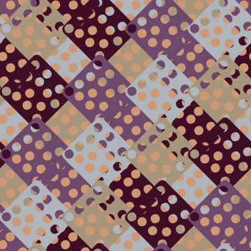 Seamless vector abstract pattern with square shapes forming diagonal stripes 스톡 일러스트