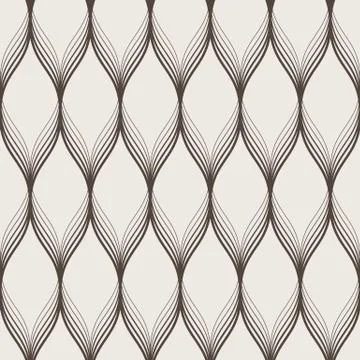 Seamless vector abstract pattern of waves イラスト素材