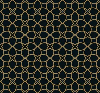 Seamless vector abstract wave pattern background Stock Illustration