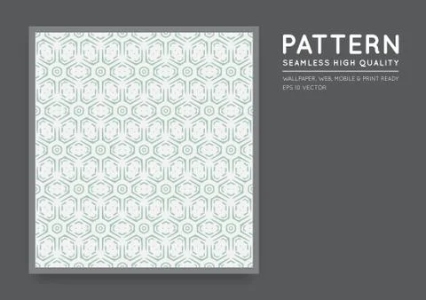Seamless Vector Arabian Style Abstract Pattern Stock Illustration