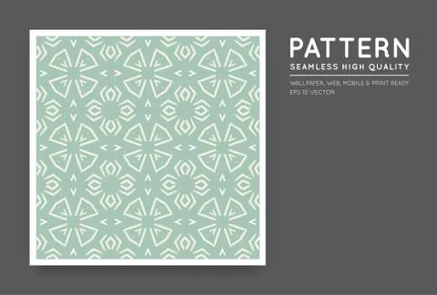Seamless Vector Arabian Style Abstract Pattern Stock Illustration