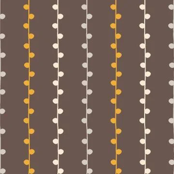 Seamless vector autumn pattern. Hand drawn background Иллюстрация
