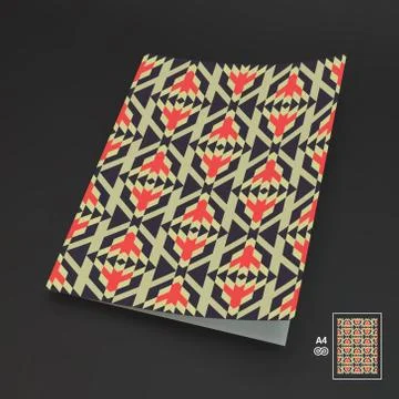 Seamless Vector Background. A4 Business Blank Stock Illustration