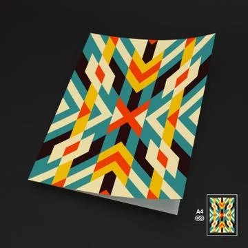 Seamless Vector Background. A4 Business Blank Stock Illustration