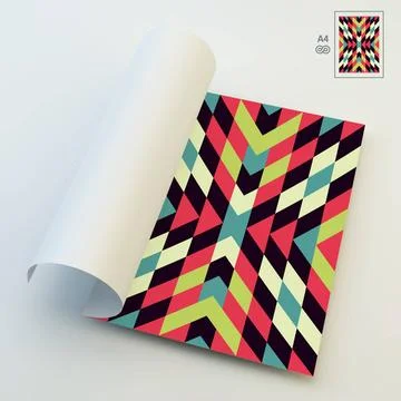 Seamless Vector Background. A4 Business Blank. Seamless Vector Background.... 스톡 사진