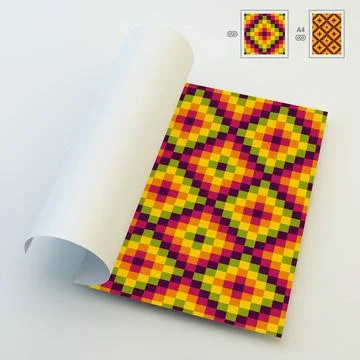 Seamless Vector Background. A4 Business Blank. Seamless Vector Background.... Foto stock