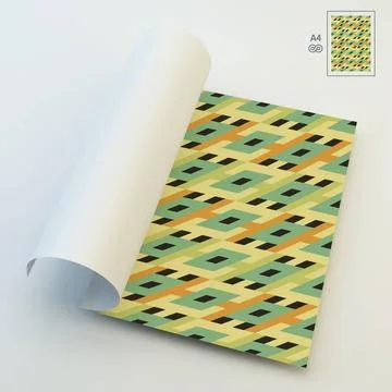 Seamless Vector Background. A4 Business Blank. Seamless Vector Background.... 写真素材