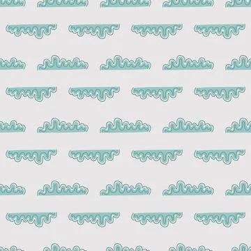 Seamless vector background with abstract elements. Minimalistic style pattern Stock Illustration