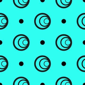 Seamless vector background. Black and white texture. Graphic modern pattern. Stock Illustration