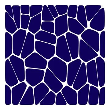 Seamless vector background. Black and white texture. Graphic modern pattern. Stock Illustration