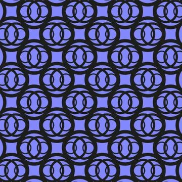 Seamless vector background. Black and white texture. Graphic modern pattern. Stock Illustration