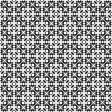 Seamless vector background. Black and white texture. Graphic modern pattern. Stock-Illustration