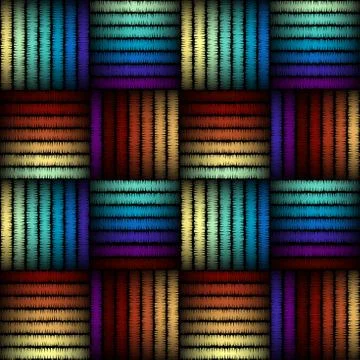 Seamless vector background in the bohemian style. Stockillustratie
